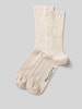 Marc O'Polo Socken mit Rippenstruktur Modell 'CLAUDINE' Beige