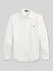 Polo Ralph Lauren Slim Fit Freizeithemd mit Logo-Stitching Weiss