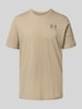 Under Armour T-Shirt mit Label-Print Khaki