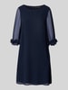 Vera Mont Cocktailkleid mit 3/4-Arm Dunkelblau
