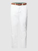 MCNEAL Chino mit Gürtel Weiß