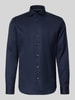 BOSS Regular Fit Businesshemd aus reiner Baumwolle Modell 'H-JOE-SP' Dunkelblau
