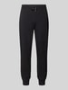 Christian Berg Men Sweatpants mit Label-Details Black