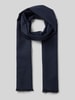 BOSS Sjaal van katoenmix Marineblauw