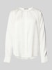 Christian Berg Woman Selection Regular fit blouse met blinde knoopsluiting Ecru