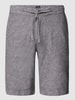 MCNEAL Shorts mit elastischem Bund Dunkelgrau