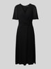 Lauren Ralph Lauren Midikleid in Wickel-Optik Modell 'ABEL' Black