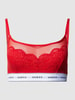 Guess Bralette met kant, model 'BELLE' Rood