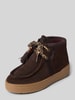Tamaris Sneaker aus echtem Rindsleder Dunkelbraun