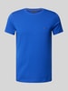 Tommy Hilfiger Slim Fit T-Shirt mit Rundhalsausschnitt Royal