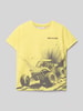 s.Oliver RED LABEL Regular Fit T-Shirt mit Motiv-Print Senf