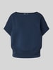 Scotch & Soda Sweatshirt met halflange mouwen Marineblauw