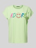 Vero Moda T-Shirt mit Motiv-Print Neon Gruen