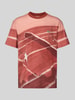 Lacoste T-Shirt mit Logo-Badge Rostrot