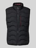 Tom Tailor Regular fit bodywarmer met borstzak met rits Zwart