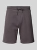 MCNEAL Shorts mit elastischem Bund und Eingrifftaschen Dunkelgrau