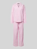 Lauren Ralph Lauren Pyjama mit Brusttasche Rosa