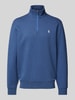 Polo Ralph Lauren Sweatshirt mit Stehkragen Rauchblau