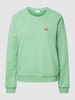 Saint Tropez Sweatshirt met motiefstitching, model 'Tess' Groen
