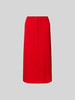 Victoria Beckham Midirock in Strick-Optik Rot