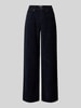 ONLY Wide Leg Cordhose aus Baumwoll-Mix Modell 'HOPE' Marine