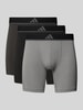 adidas Sportswear Boxershort met elastische band met logo in een set van 3 stuks Antraciet