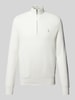 Polo Ralph Lauren Strickpullover mit Label-Stitching Offwhite