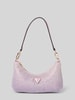Guess Handtas met strass-steentjes, model 'ZALINA' Felroze