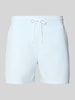 Tommy Hilfiger Regular Fit Badehose mit Label Stitching Hellblau