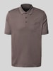 bugatti Poloshirt mit Brusttasche Anthrazit