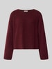 American Vintage Strickpullover aus Alpaka-Leinen-Mix Modell 'VITOW' Bordeaux