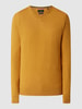 Christian Berg Men Pullover aus Wollmischung  Messing meliert