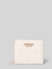 Guess Portemonnaie mit Label-Detail Modell 'ADELASIA' Ecru