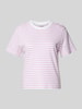 s.Oliver RED LABEL T-Shirt mit Rundhalsausschnitt Rose