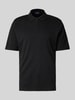Christian Berg Men Poloshirt mit Polokragen Black