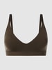 Saisei Bustier mit Logo-Bund  Khaki