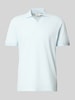 s.Oliver RED LABEL Regular Fit Poloshirt aus Baumwoll-Mix Hellblau