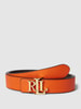 Lauren Ralph Lauren Keerbare riem met pinsluiting Chocoladebruin