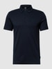 BOSS Poloshirt met merkopschrift Donkerblauw