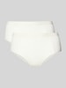 Marc O'Polo Heupslip in gemêleerde look, model 'ICONIC RIB' Offwhite