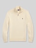 Polo Ralph Lauren Troyer o kroju regular fit z czystej bawełny Złamany biały
