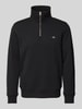 Gant Sweatshirt mit Label-Stitching Black