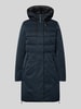 Amber & June Gewatteerde jas met capuchon Donkerblauw