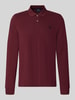 MCNEAL Regular Fit Poloshirt aus reiner Baumwolle Dunkelrot