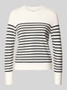 s.Oliver RED LABEL Sweter z dzianiny z mieszanki wiskozy, krój regular fit Biały