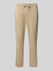 Jack & Jones Joggingbroek met elastische band en tunnelkoord, model 'STACE NEO' Beige