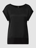 Soyaconcept Shirt mit Kontrastvorderseite Black