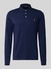 Polo Ralph Lauren Slim Fit Poloshirt aus reiner Baumwolle Marine