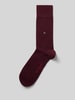 Burlington Sokken met logodetail model 'Lord SO' Donkerrood