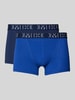 HOM Boxershort met elastische band met label in een set van 2 stuks Koningsblauw